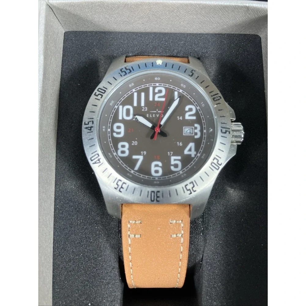 Elevon‎ Aviator Black Dial Men's Watch ELE120-15